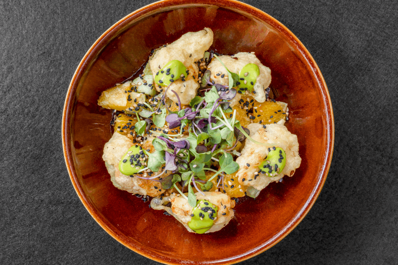 ENsalada de pollo shangai